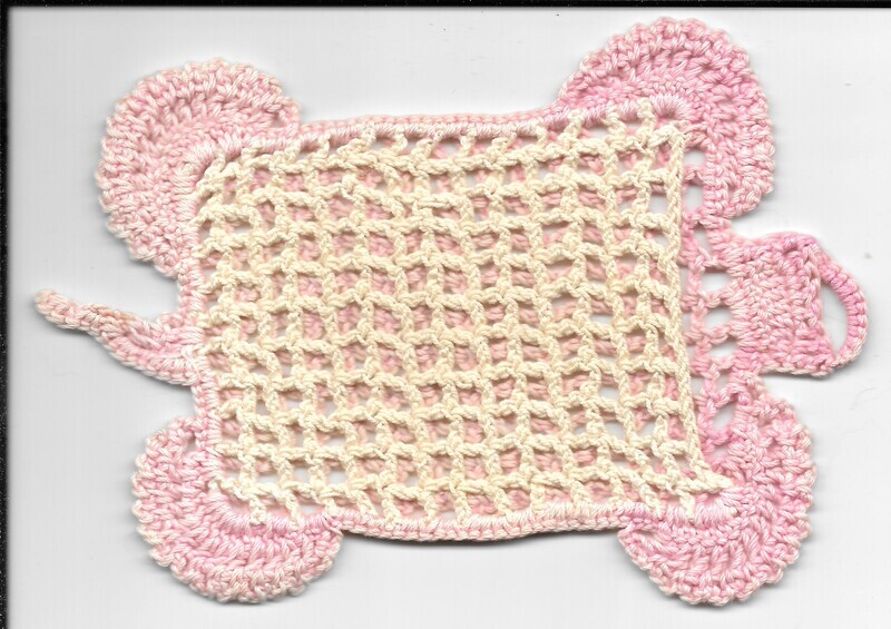 Crochet Turtle Potholder