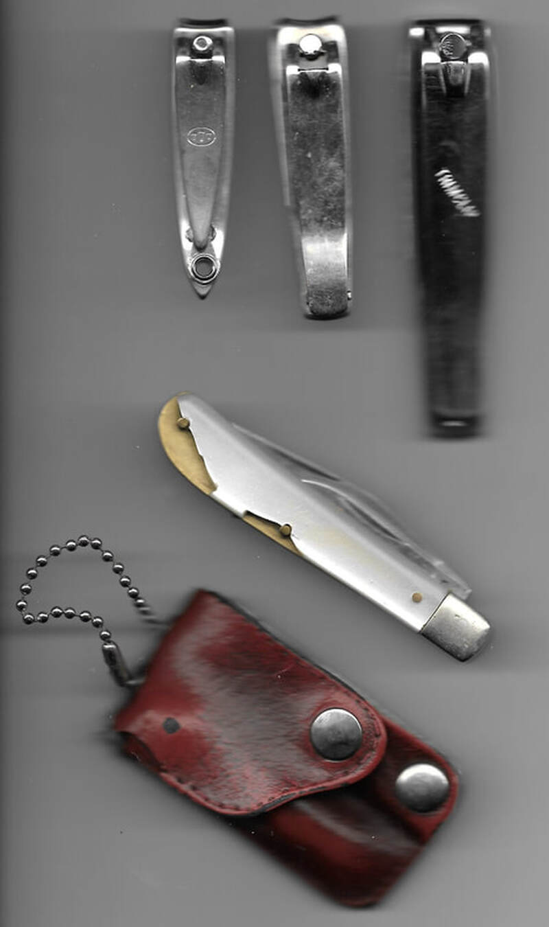 Nail Clippers and Pocket Knife