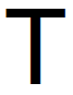 The letter T
