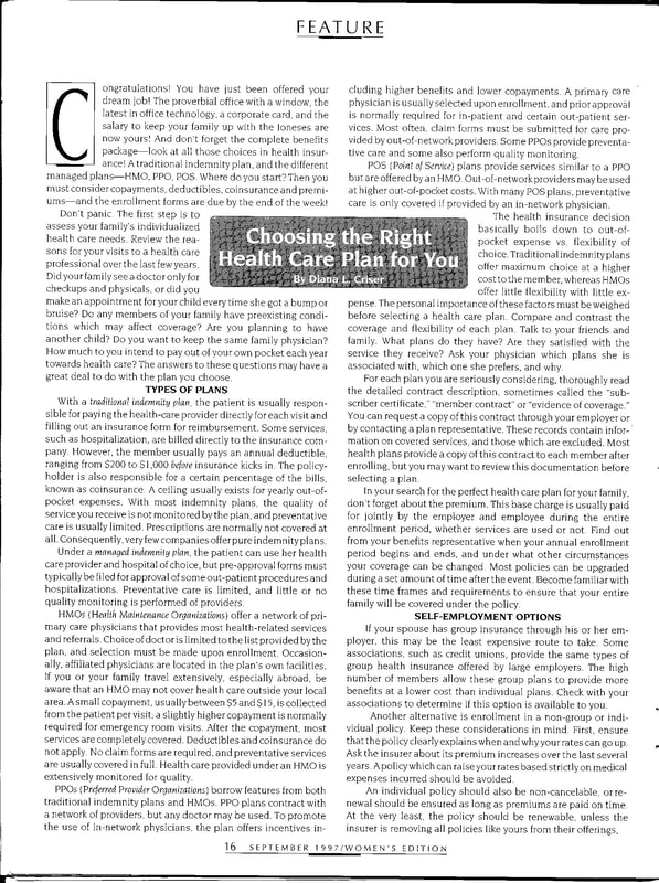 Women's Edition Magazine - September 1997 - Page 16